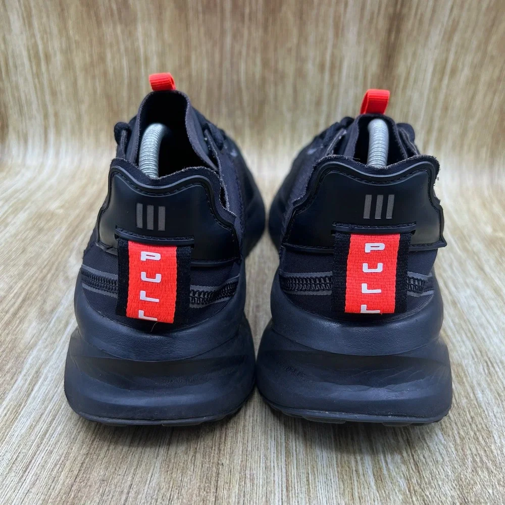 Adidas Fluidflash Men's Size 10.5 Black Solar Red Shoes Sneakers Athletic GY5021